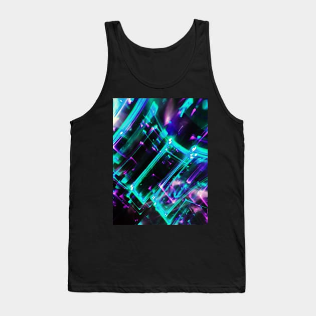 Glitchy Abstract no.134318 Tank Top by karinelizabeth